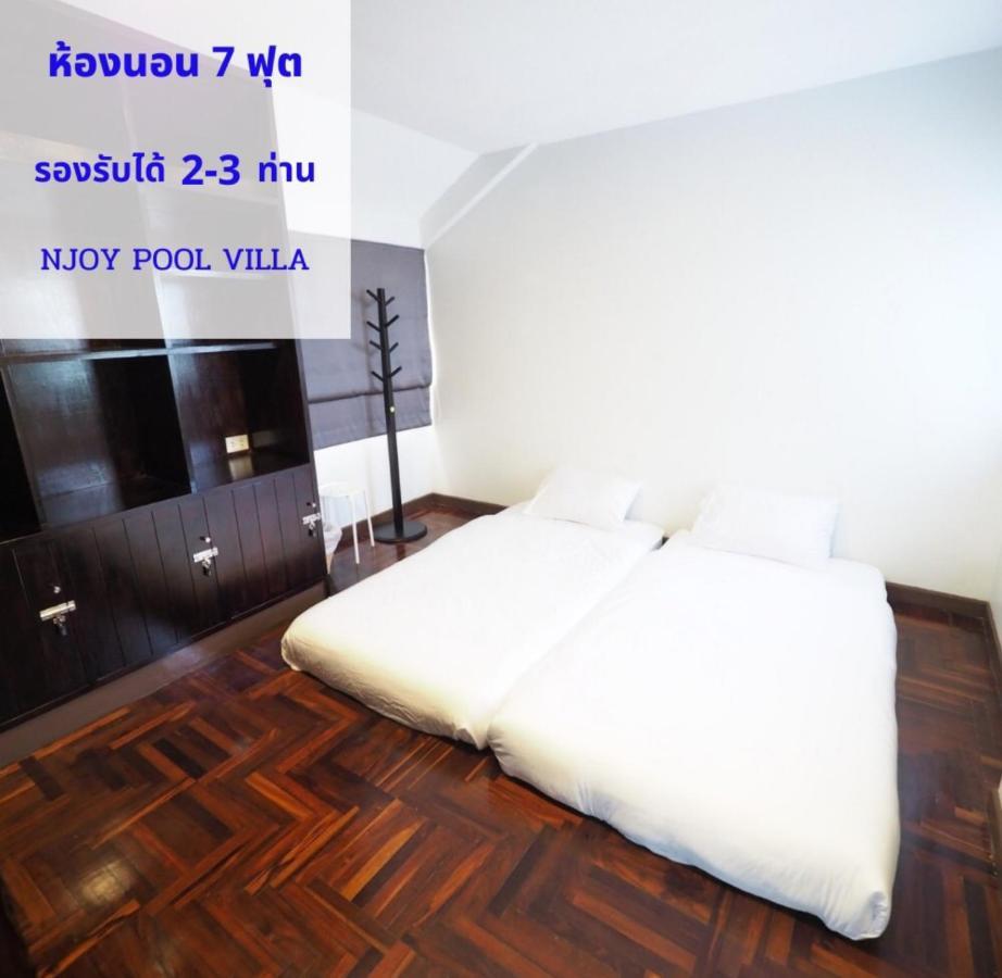 Pool Villa 3 Bedroom 10 Persons 5-Min To Tiger Zoo - Njoy Pool Villa Si Racha Exterior photo